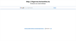 Desktop Screenshot of fogorvos.horizonline.hu