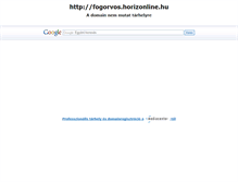 Tablet Screenshot of fogorvos.horizonline.hu